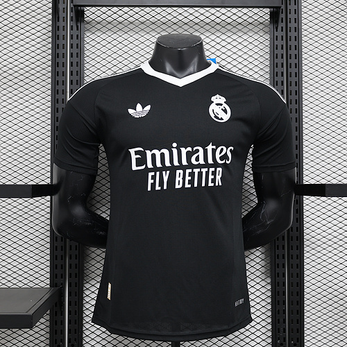 24-25 Player Real Madrid Black Goalkeeper S-XXL